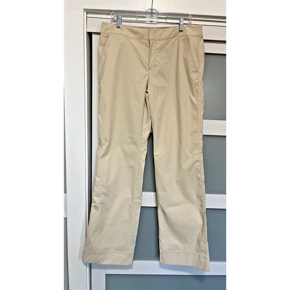 Athleta Pants 12T chino khaki lightweight ladies trouser EUC - Picture 1 of 5